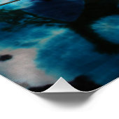 Phantastische Gefärbte Krawatte Poster (Ecke)