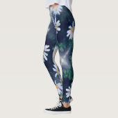 Phantastische gelbe Blumen Leggings (Links)