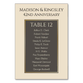 Phantastische generische Ereignis-farbige Fab-Tisc Tischnummer