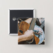 Phantastische Gitarre Button (Vorne & Hinten)