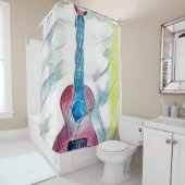 Phantastische Gitarre Duschvorhang (Beispiel)