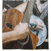 Phantastische Gitarre Duschvorhang (Vorderseite)