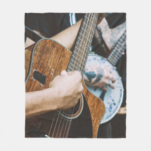 Phantastische Gitarre Fleecedecke