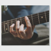 Phantastische Gitarre Geschenkpapier (Flach)