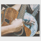 Phantastische Gitarre Geschenkpapier (Flach)