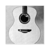 Phantastische Gitarre Gummistempel (Prägung)