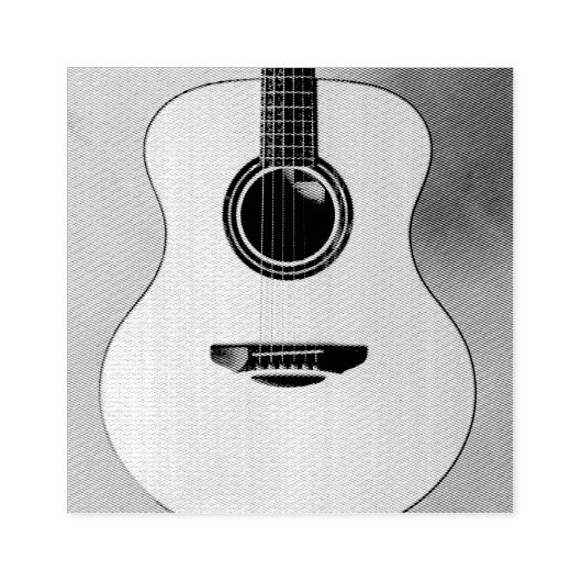 Phantastische Gitarre Gummistempel (Prägung)