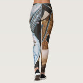 Phantastische Gitarre Leggings (Rückseite)