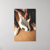 Phantastische Gitarre Leinwanddruck (Vorderseite)