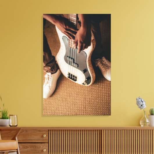 Phantastische Gitarre Leinwanddruck (Insitu (Wohnzimmer))