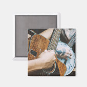 Phantastische Gitarre Magnet (Vorderseite/Rückseite)