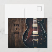 Phantastische Gitarre Postkarte (Vorne/Hinten)