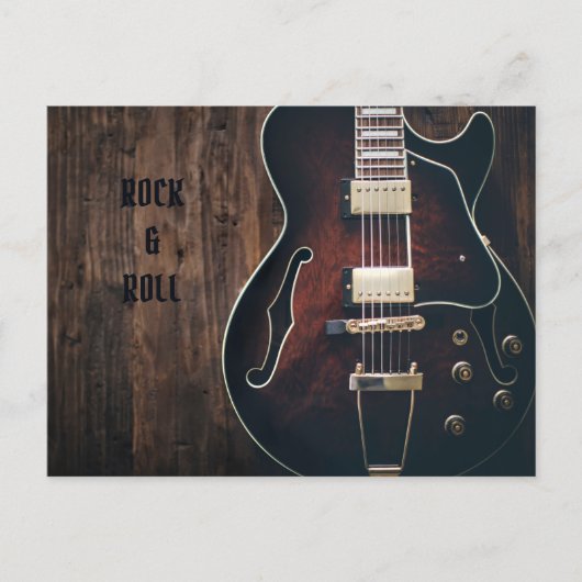Phantastische Gitarre Postkarte (Vorderseite)