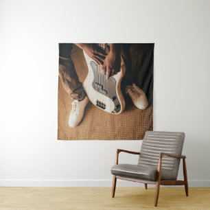 Phantastische Gitarre Wandteppich
