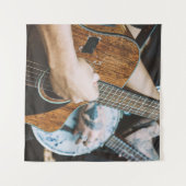 Phantastische Gitarre Wandteppich (Vorderseite (Horizontal))
