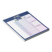 Phantastische Gnade Blumenplaner Notizblock (angewinkelt)