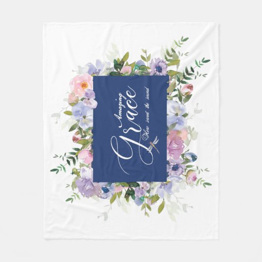 Phantastische Gnade Fleecedecke (Vorderseite)