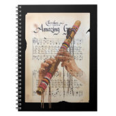 Phantastische Gnade in der Cherokee-Sprache Notizblock (Vorderseite)