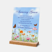 Phantastische Gnade in der Liebe Erinnerung Schmet Acrylschild (Winkel)