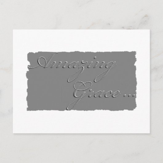 Phantastische Grace-Postkartentafel Postkarte (Vorderseite)