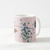 Phantastische Grace und Schmetterlinge und Blume Kaffeetasse (VorderseiteRechts)