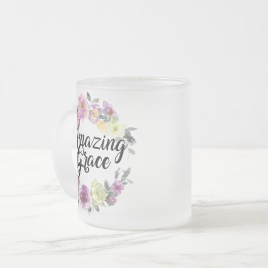 Phantastische Grace, wie süß der Sound floral Mattglastasse (Vorderseite Links)