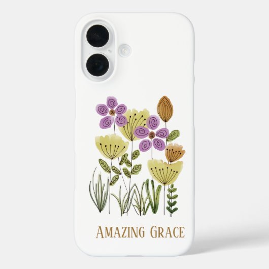 Phantastische Grace-Wildblumen Case-Mate iPhone Hülle (Rückseite)