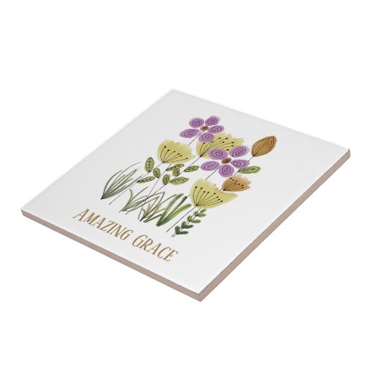 Phantastische Grace-Wildblumen Fliese (Seite)