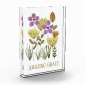 Phantastische Grace-Wildblumen Fotoblock (Links)