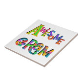 Phantastische Gram-T - Shirt und Geschenke Fliese (Seite)