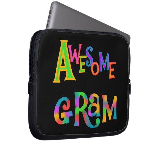 Phantastische Gram-T - Shirt und Geschenke Laptopschutzhülle (Vorne Rechts)