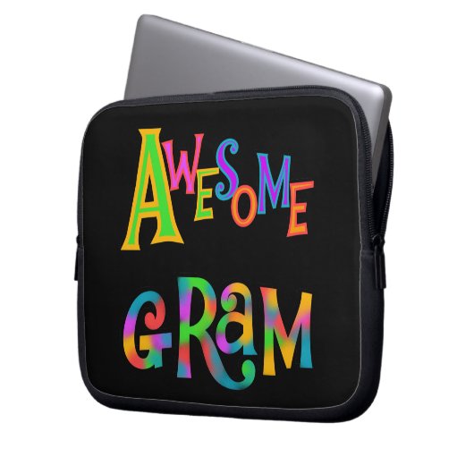 Phantastische Gram-T - Shirt und Geschenke Laptopschutzhülle (Vorderseite Links)