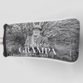 Phantastische Grampa Seit 20XX Einfaches elegantes Golf Headcover (Vorderseite)