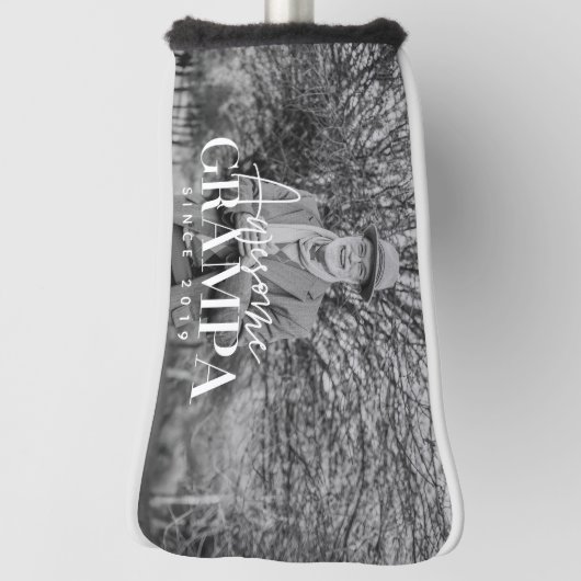 Phantastische Grampa Seit 20XX Einfaches elegantes Golf Headcover (Rotieren 90)