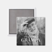 Phantastische Grampa Seit 20XX Einfaches elegantes Magnet (Vorderseite/Rückseite)