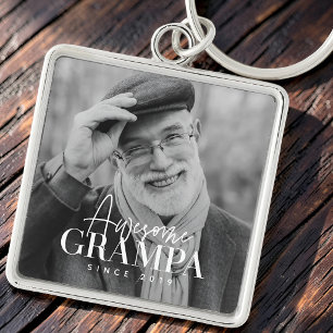 Phantastische Grampa Seit 20XX Einfaches elegantes Schlüsselanhänger