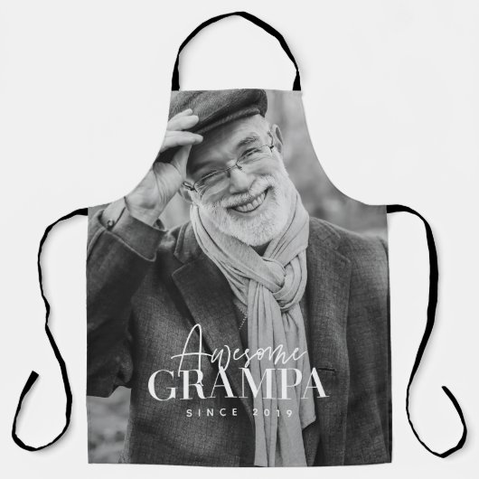Phantastische Grampa Seit 20XX Einfaches elegantes Schürze (Vorderseite)