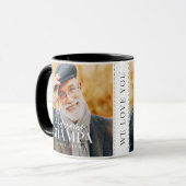 Phantastische Grampa Seit 20XX Einfaches elegantes Tasse (Vorderseite Links)