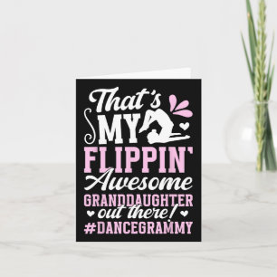 Phantastische Grandtochter Tanz Grammy einer Tänze Karte