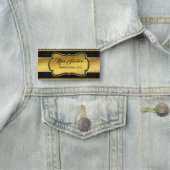 Phantastische großartige Goldmarke Namensschild (Beispiel)