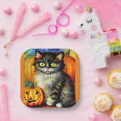 Phantastische Halloween-Malerei Pappteller (Party)