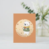 Phantastische Herbstillustrierung Kunst Postkarte (Stehend Vorderseite)