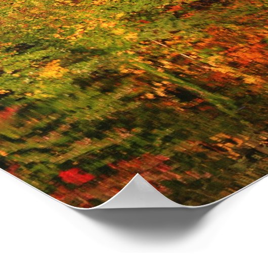 Phantastische Herbstreflektionen Poster (Ecke)