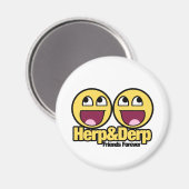 Phantastische Herde und Derp Magnet (Vorderseite/Rückseite)