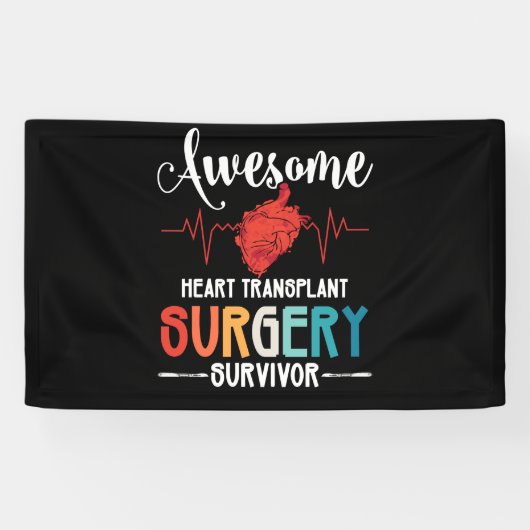 Phantastische Herztransplantation Operation Surviv Banner (Horizontal)