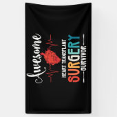 Phantastische Herztransplantation Operation Surviv Banner (Vertikal)