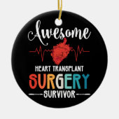 Phantastische Herztransplantation Operation Surviv Keramik Ornament (Vorne)
