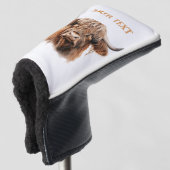 Phantastische HIGHLANDER Golf Head Cover Headcover (3/4 Vorderseite)