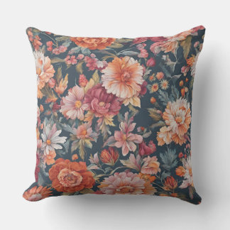 Phantastische, hoch entwickelte Vintage Blume Kissen