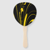 Phantastische Hummelfarben Fächer (Rückseite)